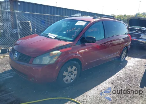 2006 Nissan Quest 3.5 z USA, uszkodzony, nr VIN 5N1BV28U56N126598